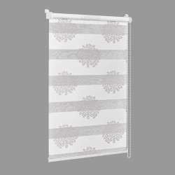 Рулонная штора Delfa Mini СРШ-01МК 44802 68x160cm (White/Silver) Thumb