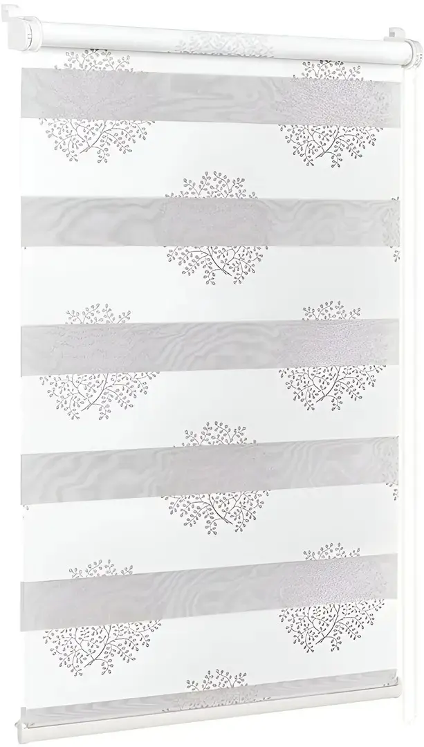 Рулонная штора Delfa Mini СРШ-01МК 44802 68x160cm (White/Silver)
