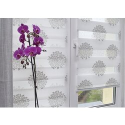 Рулонная штора Delfa Mini СРШ-01МК 44802 68x215cm (White/Silver) Thumb