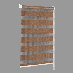 Рулонная штора день-ночь Delfa Mini СРШ-01МД 42905 57х160cm (Mocha) Thumb