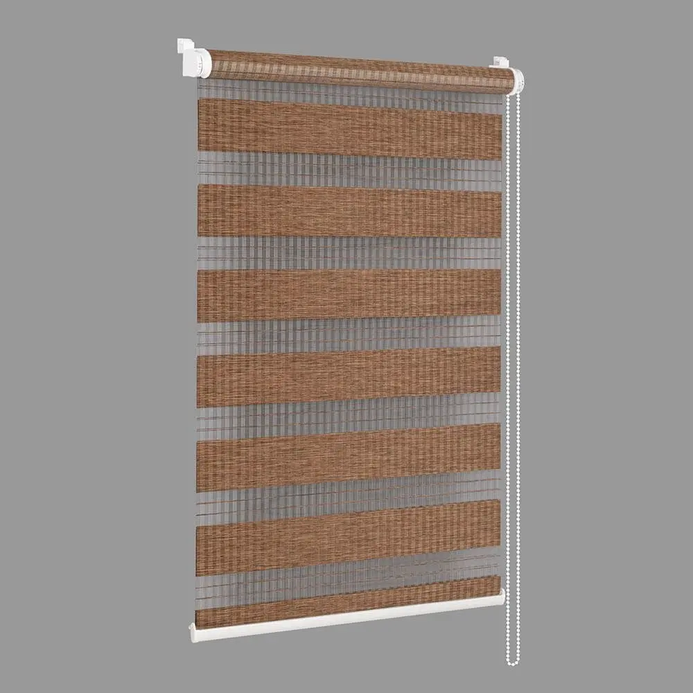 Рулонная штора день-ночь Delfa Mini СРШ-01МД 42905 57х160cm (Mocha) - 3