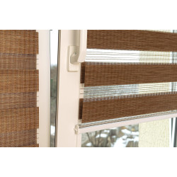 Рулонная штора день-ночь Delfa Mini СРШ-01МД 42905 73х160cm (Mocha) Thumb