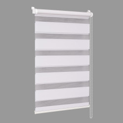 Рулонная штора день-ночь Delfa Mini СРШ-01МК 41017 43х160cm (White) Thumb