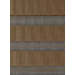 Рулонная штора день-ночь Delfa Mini СРШ-01МК 41025 48х160cm (Chocolate) Thumb