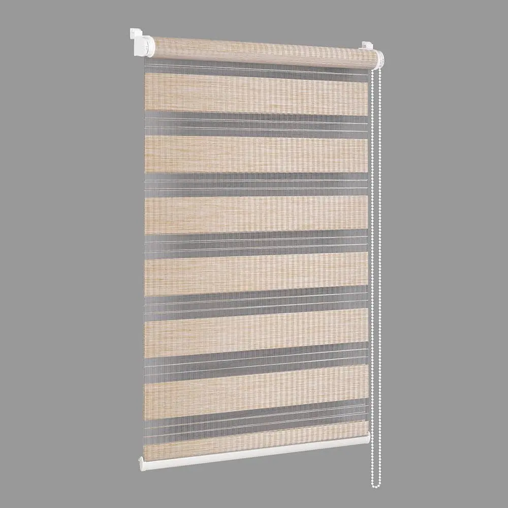 Рулонная штора день-ночь Delfa Mini СРШ-01МК 42903 57х160cm (Golden Sand) - 3