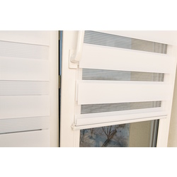 Jaluzele rulou zi-noapte Delfa Mini СРШ-40609 52x160 (White) Thumb