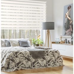 Рулонная штора день-ночь Delfa Mini СРШ-45802 73x160 (Pearl) Thumb