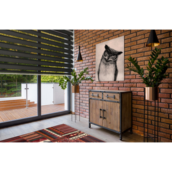 Рулонная штора день-ночь Delfa Mini СРШ-45818 81x160 (Anthracite) Thumb