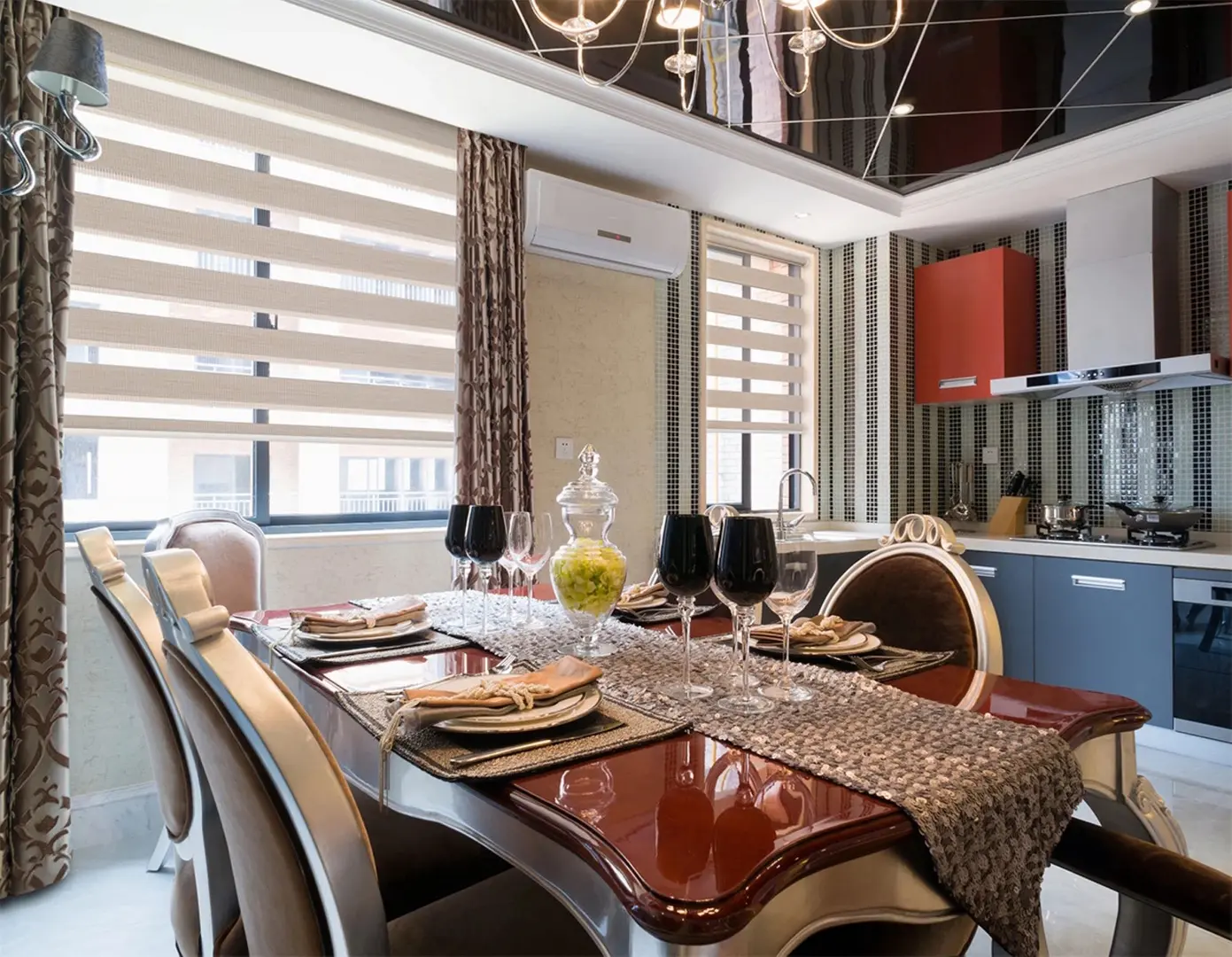 Рулонная штора день-ночь Delfa Mini СРШ-45904 52x160 (Sand) - 3