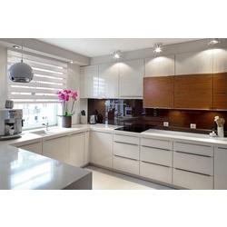 Jaluzele rulou zi-noapte Delfa Natur Mini СРШ-01МК 408 52x160 (Beige) Thumb