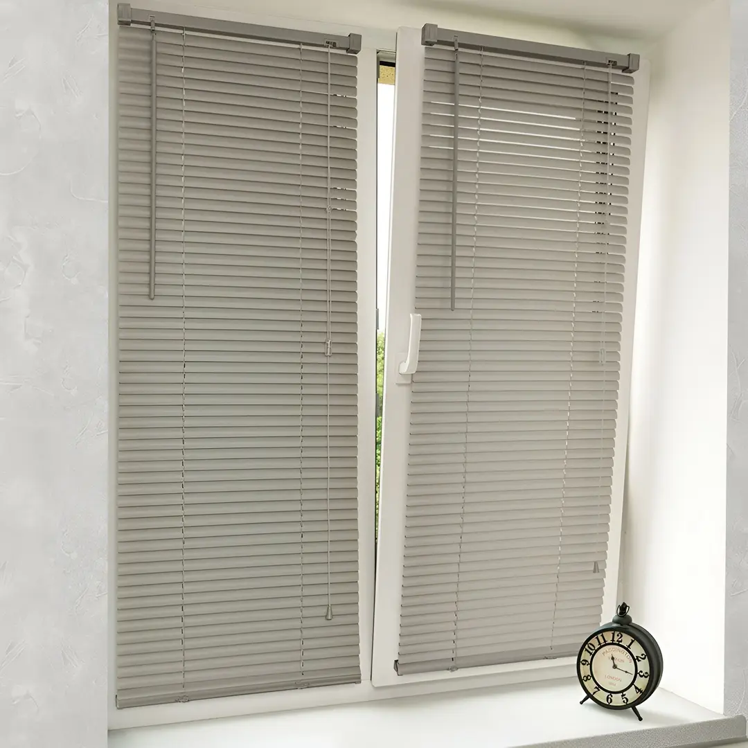 Жалюзи горизонтальные Delfa RF-M-001 80x160cm (Silver) - 3