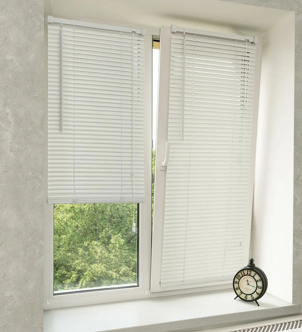 Жалюзи горизонтальные Delfa Standard 100x160cm (White) - 5