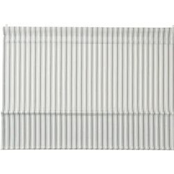 Римская штора Ikea Ringblomma 140x160 (Белый/Зеленый/В полоску)