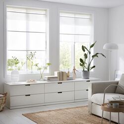 Римская штора Ikea Ringblomma 60x160 (Белый) Thumb