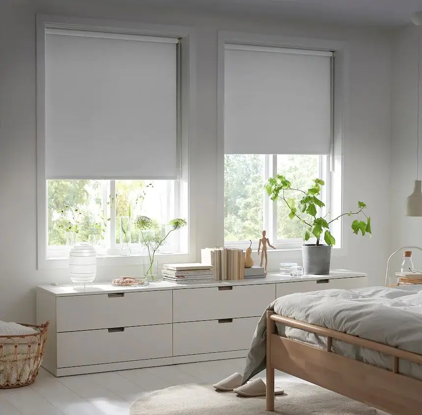 Рулонная штора Ikea Fridans 100x195 (Белый) - 3