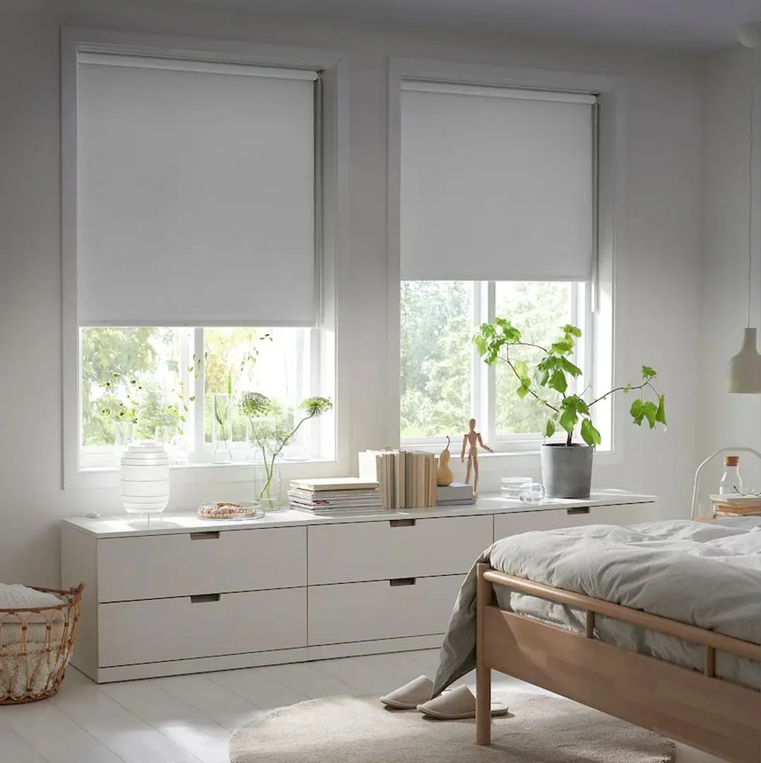 Рулонная штора Ikea Fridans 160x195 (Белый) - 4