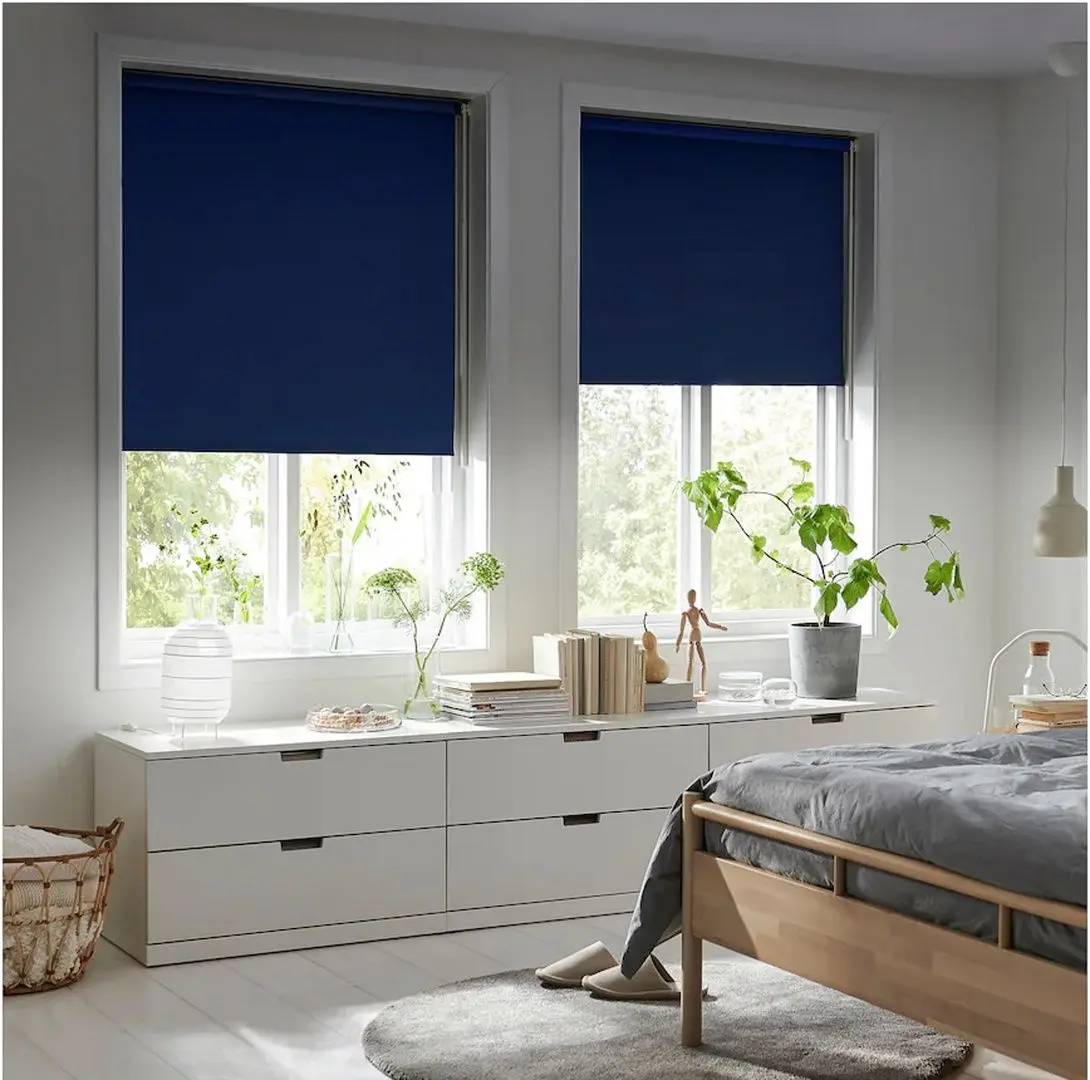 Рулонная штора Ikea Fridans 180x195 (Синий) - 7