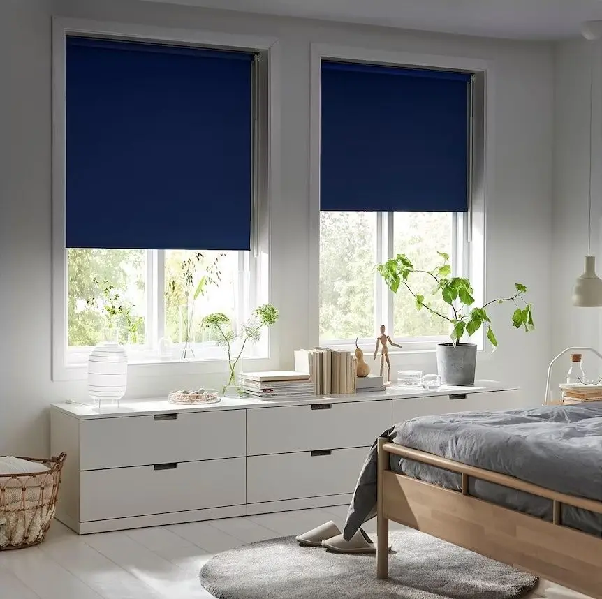 Рулонная штора Ikea Fridans 200x195 (Синий) - 3