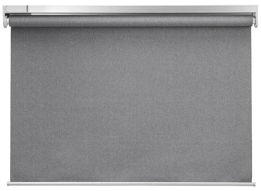 Рулонная штора Ikea Fyrtur непрозрачная/беспроводная/на батарейках 140x195 (Серый)
