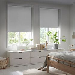 Рулонные жалюзи Ikea Fridans 120x195 (Белый) Thumb