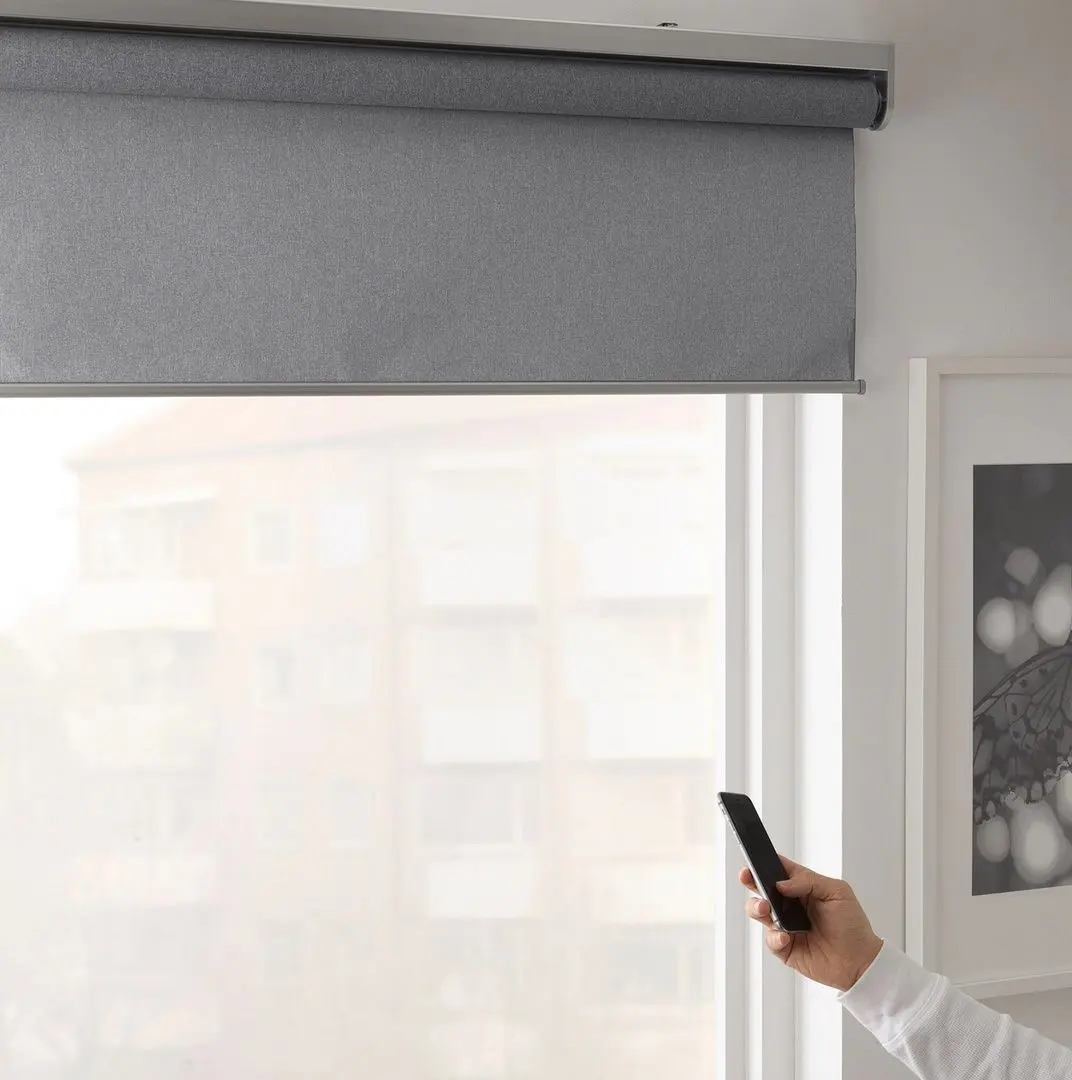 Jaluzele rulou Ikea Fyrtur wireless/cu baterii 100x195 (Gri) - 2