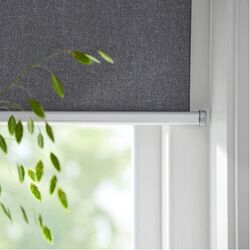 Рулонные жалюзи Ikea Fyrtur беспроводные/на батарейках 120x195 (Серый) Thumb