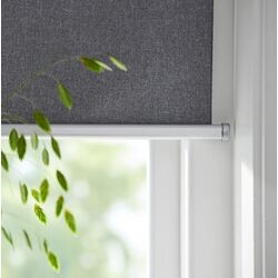 Рулонные жалюзи Ikea Fyrtur беспроводные/на батарейках 80x195 (Серый) Thumb