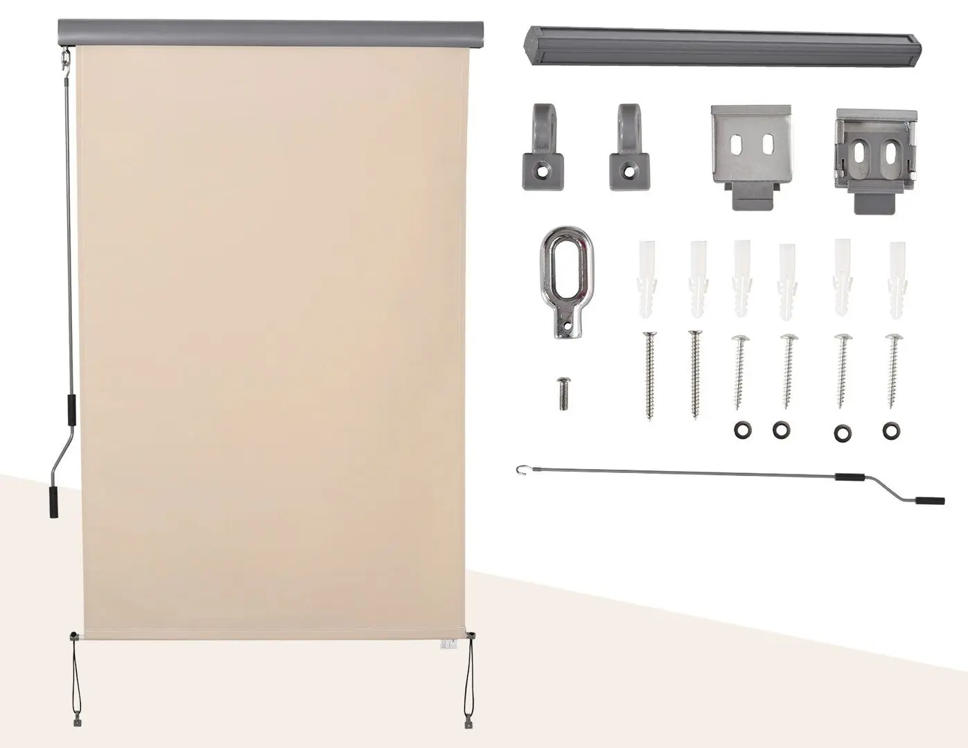 Рулонная штора Outsunny 830-235CW (Beige)