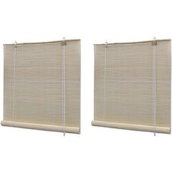 Набор рулонных штор VidaXL 278742 120x160cm (Bamboo)