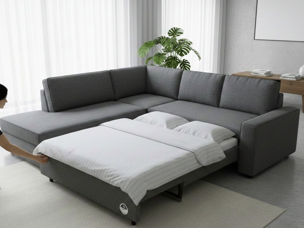 Угловые диваны с механизмом трансформации тик-так